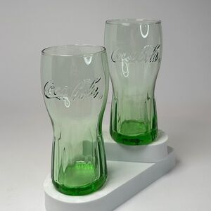 Coca-Cola Green Recycled Glass Tumblers – Set of 2